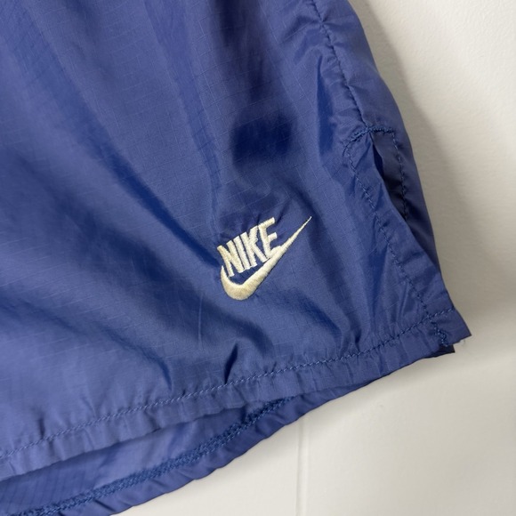 Vintage 90's Nike Swoosh Swim Trunks Mens Extra Large Blue Lined Shorts - Picture 2 of 7